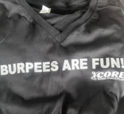 M-Burpees Are Fun T-Shirt-Black V