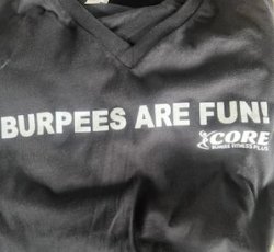 L-Burpees Are Fun T-Shirt-Black V