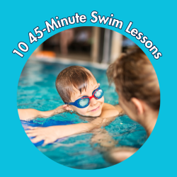 10 Private Swim Lessons (45 minutes)