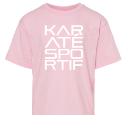 Chandail Karaté Sportif Rose