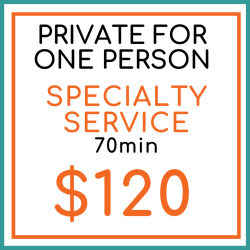 Private Specialty Session - Solo 70min