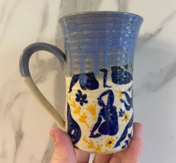 Blue Ladies Mug