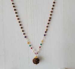 Radraksha Planet Mala Necklace