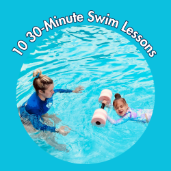 10 Private Swim Lessons (30 minutes)