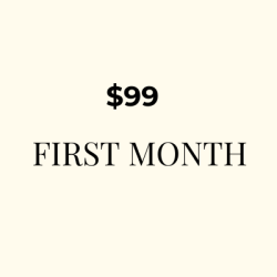 First Month (Unlimited Classes)