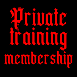 3 Month Private Training Membership