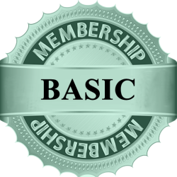 1 Year Basic Membership Family of 2 (initiation fee included)