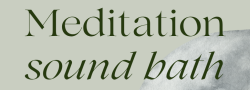 SOUND BATH JULY 26th