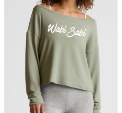 Green Beyond Yoga Slouchy Sweater