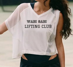 Mesh Crop Top - Lifting Club