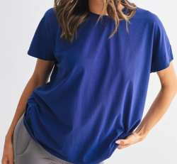 Pima Cotton Slouchy Tee