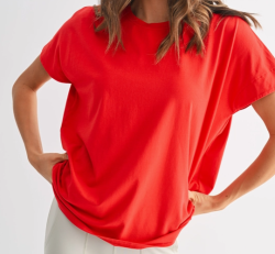Pima Cotton Slouchy Tee