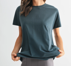 Pima Cotton Slouchy Tee