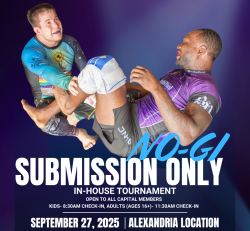 2025 No-Gi Sub Only In-House Registration