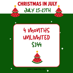 Christmas in July: 4 Months Unlimited