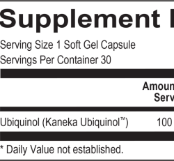 Ubiquinol 30 Gel Capsules
