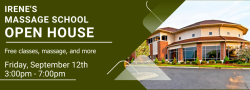 Irene's Massage School Open House - September 12