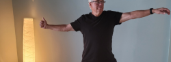 Retired Stiff Guy Yoga