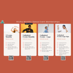 5 EVENTS Monthly for RELPro Events