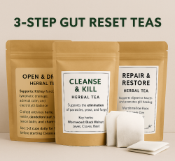 3 Step Gut Reset Teas (Full Set)