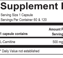 l-Carnitine 60 Capsules