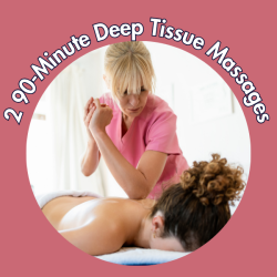 2 Deep Tissue Massages (90 minutes)