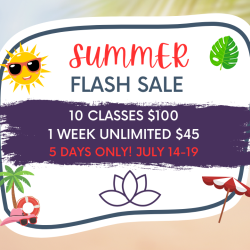 FLASH SUMMER SALE 10 CLASS PASS