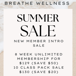 Summer Membership Sale