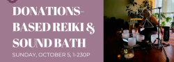 Donations-Based Reiki & Sound Bath with Altruistic Energy
