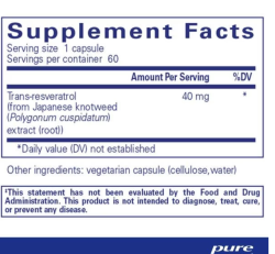 Resveratrol 60 Capsules