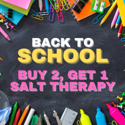 Aug 2025 - Buy 2, Get 1 Free Adult Salt Therapy EXPIRES 6 MONTHS