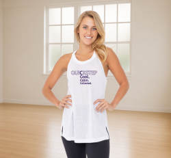 White Modal Blend Quickstep Tank