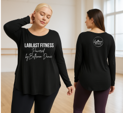Black Long Sleeve Flowy Top