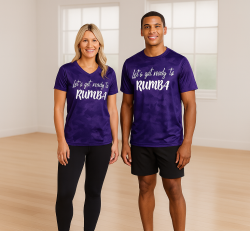 Purple Camo Unisex Rumba Tee