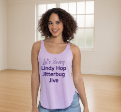Lavender Women's "Let's Swing" Tank