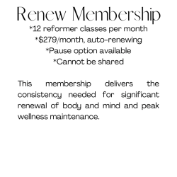 Renew: 12 reformer classes