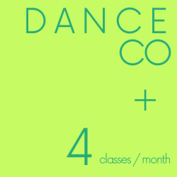 DanceCo + 4 classes/ month