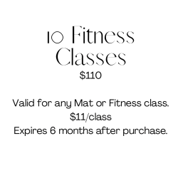 10 Fitness Classes
