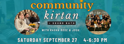Community Kirtan & Mantra Sound Bath with Radha Rose and Josh