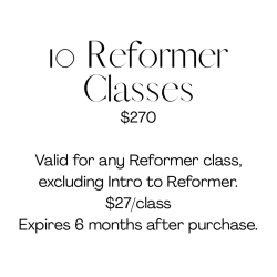10 Reformer Classes