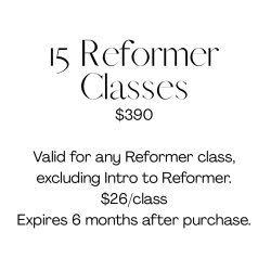 15 Reformer Classes