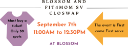 Blossom and Fit4Mom SV CloSwap