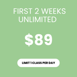 First 2 Weeks Unlimited Classes $89