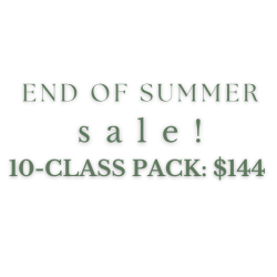 End of Summer Sale - 10-class Pack