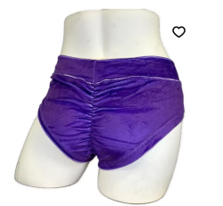 Velvet Pole Shorts (Low Waist)