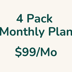 4 Pack - Monthly Plan