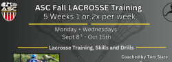 Fall Lacrosse 2025