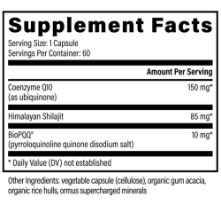 Global Healing CoQ10 & BioPQQ with Shilajit