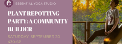 Plant Re-potting Party: A Community Builder