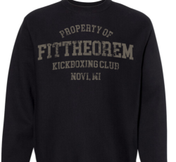 FITT Black Crew Sweatshirt - Unisex
